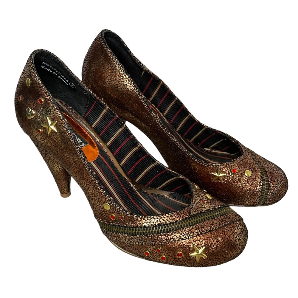 Naughty Monkey Gudahame Pump Toe Heels 7